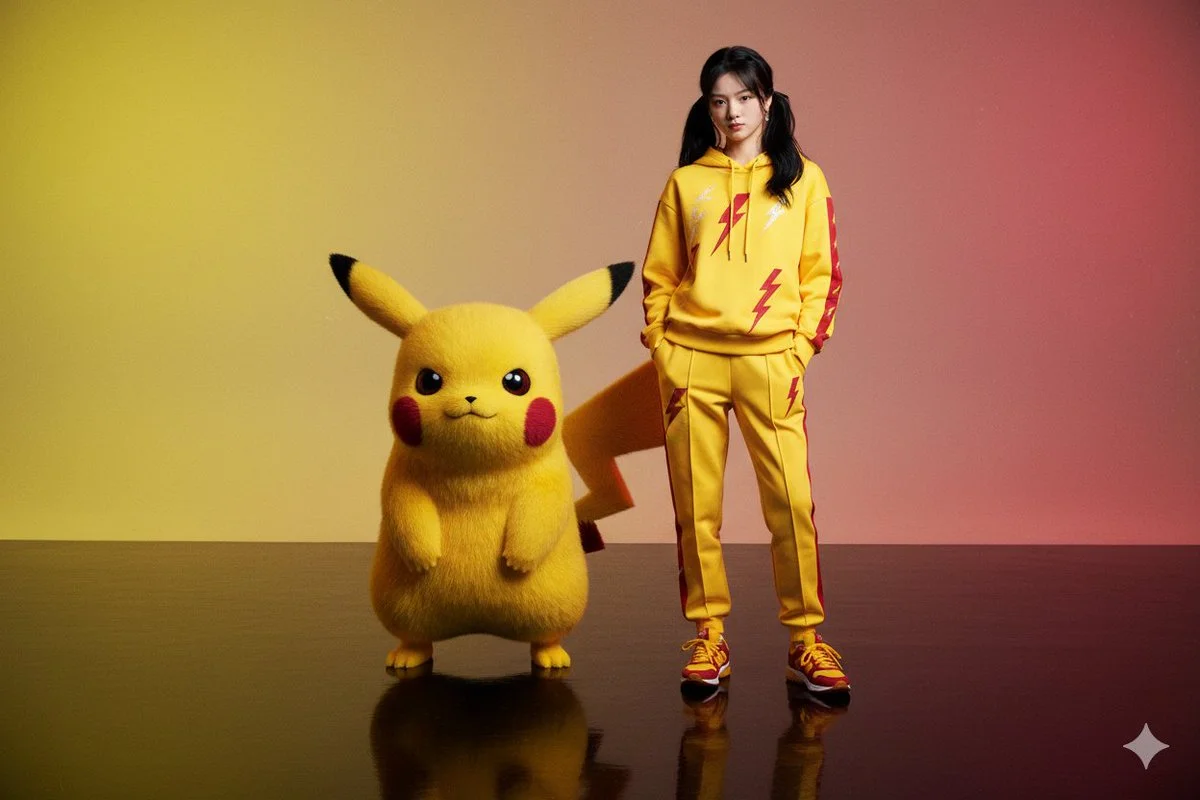 Charakter mit Pokémon